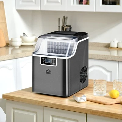 HOMCOM Ice Cube Machine 20kg/24h 2.3L Ice Cube Maker with 3.2L Water Tank - Image 1 of 4