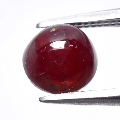 💎1.36ct Natural Red Burmese Ruby Round Cabochon - Heated Only No Glass Gemstone - Image 1 of 4