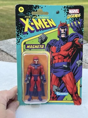 *COMO NUEVO* *_RETRO MAGNETO_* Marvel Legends Collection X-Men 3.75" Figura Kenner NUEVO Foto 1 de 4