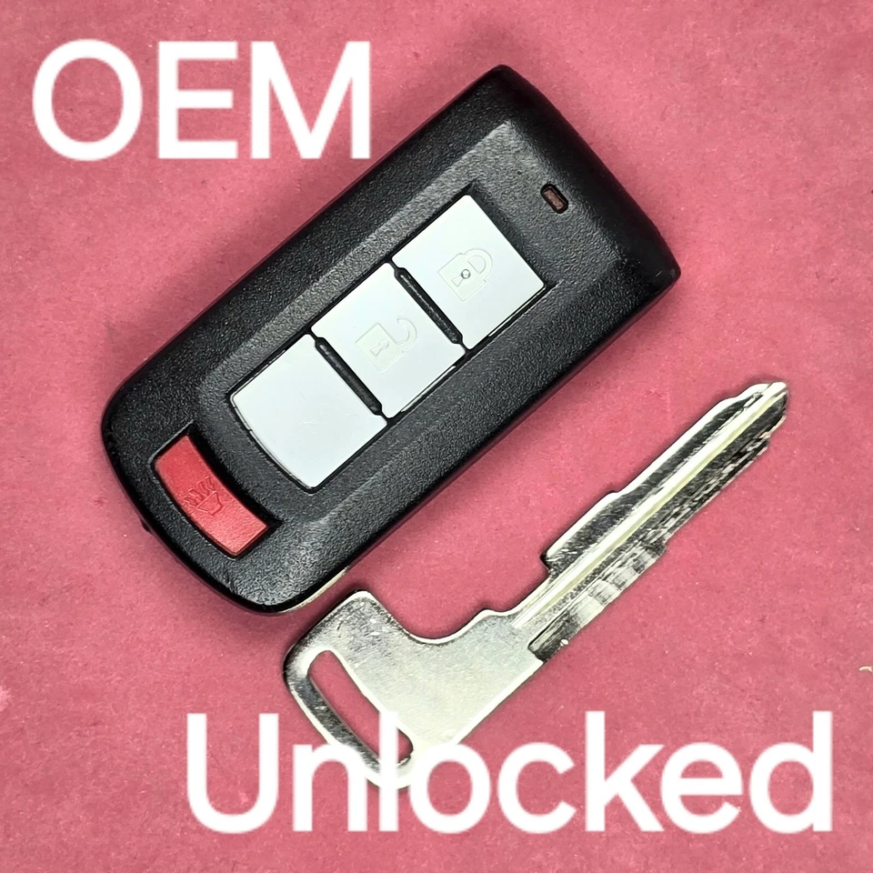 DESBLOQUEADO OEM Mitsubishi Outlander Smart Keyless Entry 3B - OUC744M-KEY-N Foto 1 de 2