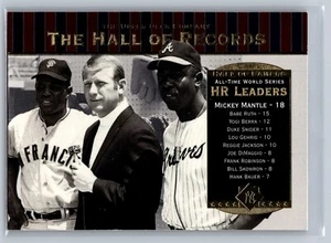 2001 UPPER DECK LEGENDS BASEBALL 90 HALL OF RECORDS MICKEY MANTLE - Bild 1 von 2