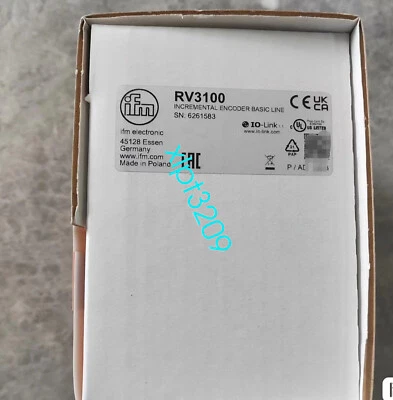 RV3100  IFM Brand New Incremental Encoder FedEx or DHL - Image 1 of 2