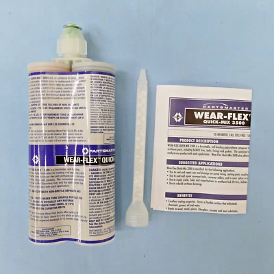 LAWSON PRODUCTS Lawson Conveyor Belt & Concrete repair, Wear-Flex Quick-Mix 3500 (80% off list!)