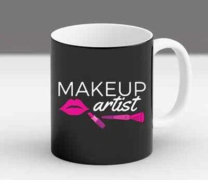 Makeup Artist Nails Lipstick Eyelash Planner Women Fashion Gift Coffee Mug - Picture 1 of 7