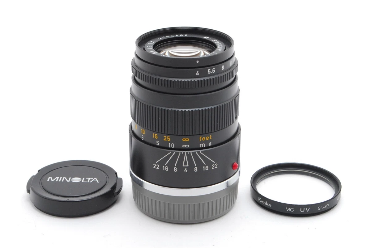 ☆希少品☆ミノルタ M90mmF4 ☆ドイツ製 Minolta f/4 Camera Lenses