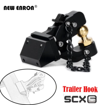 Rear Bumper Trailer Hook Aluminum Alloy for Rc Car Axial 1/6 SCX6 Upgrade Parts - Image 1 of 4