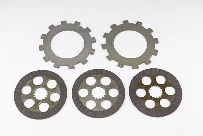 Rear Brake Disk Set Replaces 2 Pressure 2 Friction Kawasaki Prairie Brute Force - Image 1 of 3