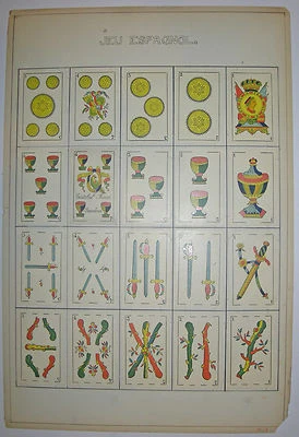 JEU DE 40 CARTES ESPAGNOLES de CRISTOBAL MASSO - TAUROMACHIE - BARCELONE - Photo 1/2