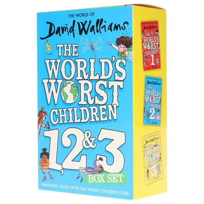 The World's Worst Children Series by David Walliams 3 Books Set - Ages 7-12 - PB - Image 1 of 4