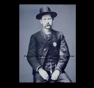 Wyatt Earp Portrait PHOTO Gunfighter Marshal Sheriff Tombstone OK Corral - Bild 1 von 1