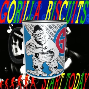 Gorilla Biscuits 11oz Coffee Mug NEW Dishwasher Safe - Picture 1 of 3