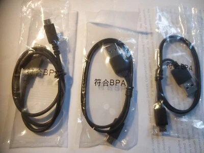 3x Micro USB Charger Charging Lead Data Kindle Phone Cable 50cm 0.5m NEW - Image 1 of 2