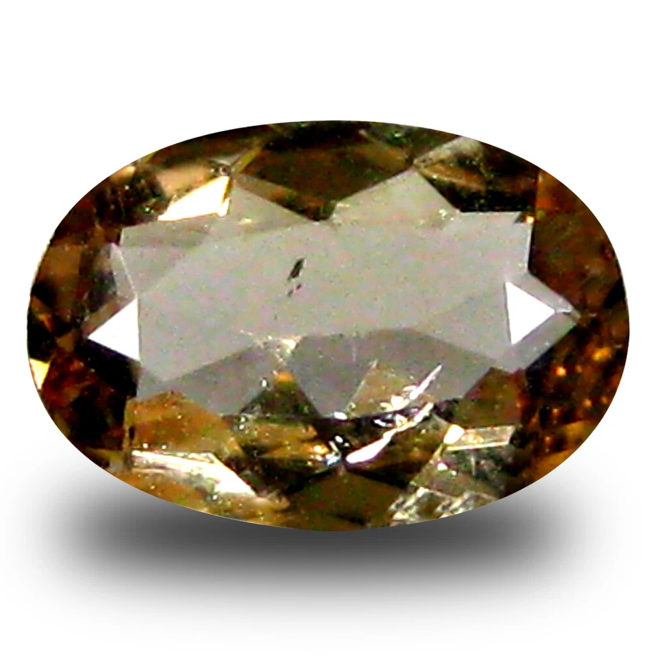 Axinita amarilla pardusca corte ovalado excepcional grado AAA 0,68 ct (7 x 5 mm) Foto 1 de 1