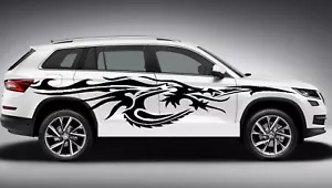 TRIBAL DRAGON VINYL DECAL CAR TRUCK SIDES - Picture 1 of 1