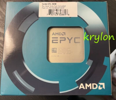 AMD EPYC 7551 32 Core SP3 Socket 2P 7551P PS7551BDVIHAF PS7551BDAFWOF Retail Box - Image 1 of 4