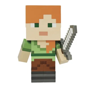 Monogram Minecraft Creeper - Alex - Figural PVC 8.5" Coin Bank - Picture 1 of 3