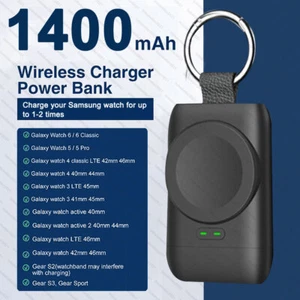 Orologio Ricarica Wireless Magnetico 1400mah Power Bank per Samsung Galaxy Watch - Foto 1 di 12