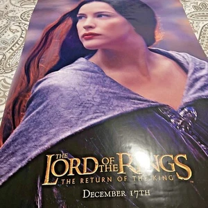 Herr der Ringe Rückkehr des Königs Poster 2-seitig ORIGINAL 27x40 Arwen - Bild 1 von 7