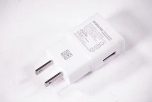 Genuine EP-TA50JWE Samsung Fast Wall Charger Adapter With Cord Cable 5V 1.55A - Picture 1 of 1
