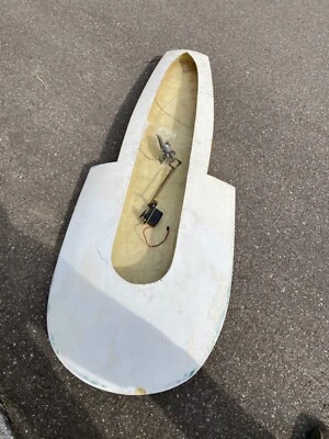 Bootsrumpf GFK Sonderanfertigung mit Edelstahlbeschlägen NP 450€ - Bild 1 von 4