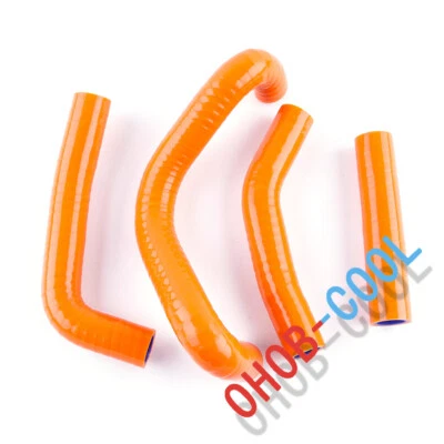 Orange Pipe Fits 2009-2012 KTM 50SX 50 SX 2011 2010 Silicone Radiator Water Hose - Image 1 of 4