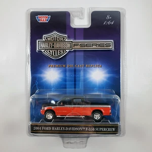 Motormax 2004 Ford Harley-Davidson F-350 Supercrew Pickup Truck 1:64 NEW SEALED - Picture 1 of 8