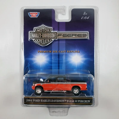 Camioneta Ford Harley-Davidson F-350 Supercrew 2004 Motormax 1:64 nueva sellada Foto 1 de 4