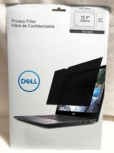 New Dell Privacy Filter for 13.3" Widescreen Laptop 02PTRG - Picture 1 of 2