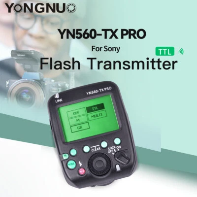 YONGNUO YN560-TX PRO Flash Trigger Wireless Transmitter For Nikon Canon Sony  - Image 1 of 4