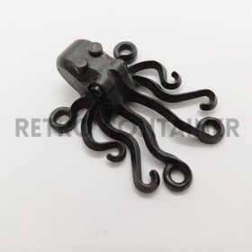 LEGO Vintage Parts & Pieces - 1x Black Octopus 6086 Animal