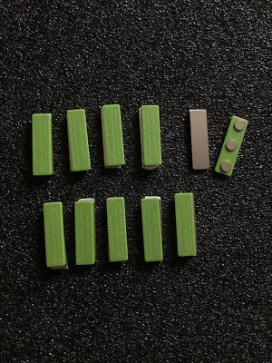 Very Strong Magnetic Name Badge Tag 10 PCS Uniform Label Crafts ~1.5”x0.5”