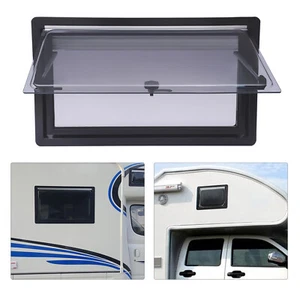 RV Caravan Hinged Push Out Window Double Glazed Ventilation Hatch 900x500mm - Bild 1 von 14