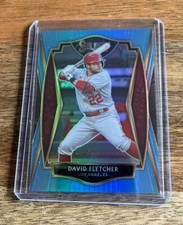 2021 Panini Select David Fletcher Blue Prizm /35 Premier Level Angels