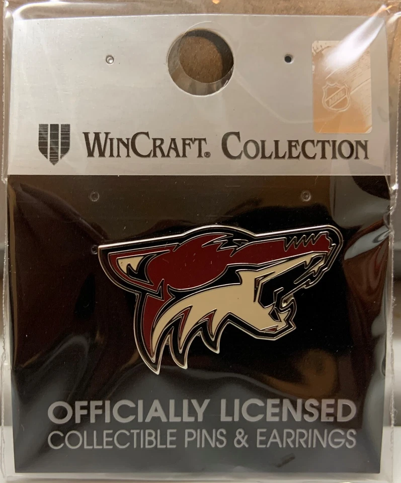 ARIZONA COYOTES LOGO LAPEL COLLECTOR PIN NEW WINCRAFT - Image 1 of 1
