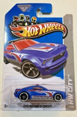 Hot Wheels HW City 2013 - Ford Mustang GT CONCEPT Blue Treasure Hunt muy buen estado Foto 1 de 3