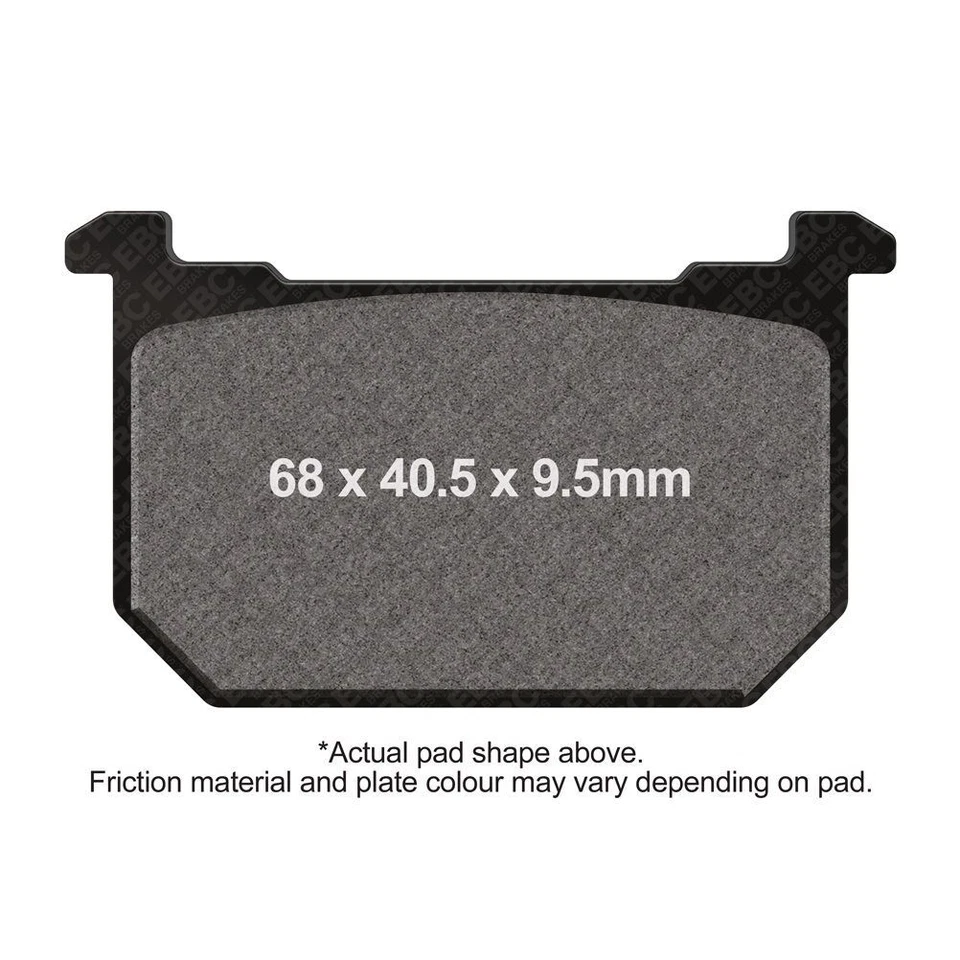 Pastillas de freno delanteras derecha EBC DMX moto Kawasaki GPZ 1100 B1 1982 Foto 1 de 1