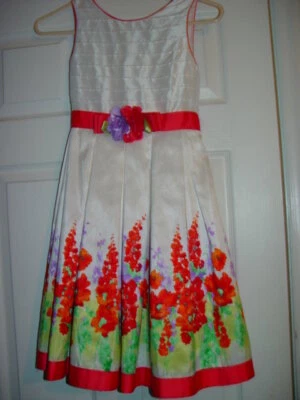 Vestido floral branco feminino Emily West tamanho 12 - Imagem 1 de 4