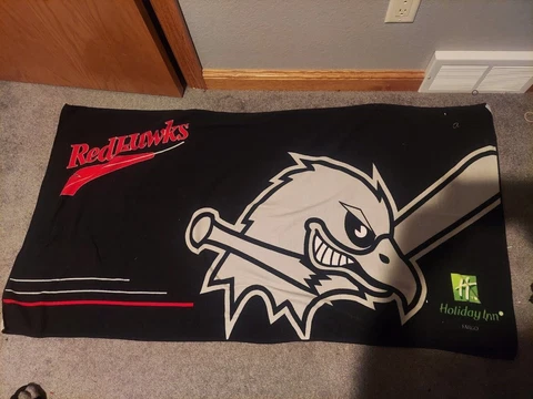 Fargo Moorhead Red Hawks Beach Towel (30x56in.) Cover