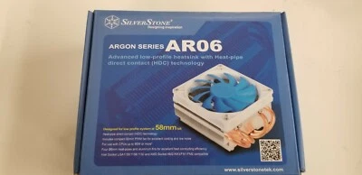 Silverstone AR06 Low-Profile Heatsink CPU Cooler with 92mm PWM Fan - Image 1 of 4