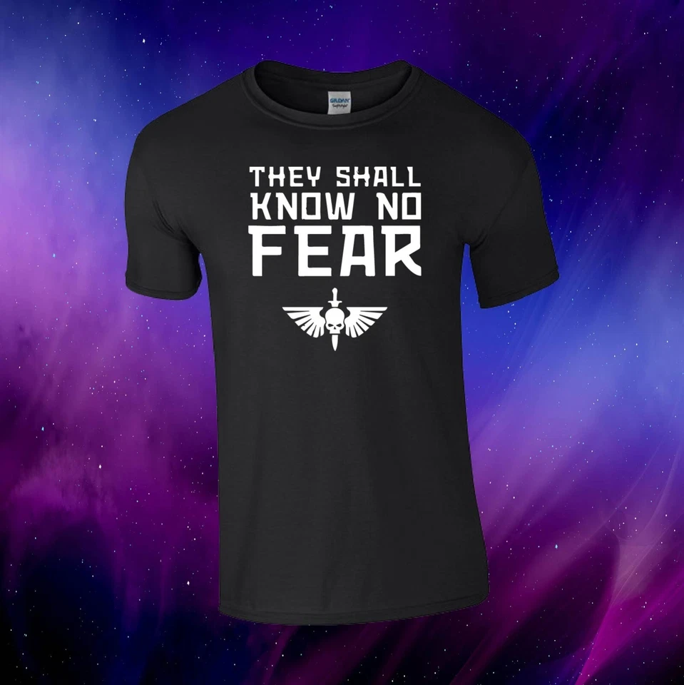FRUIT OF THE LOOM They Shall Know No Fear Space Marines Inspired Unisex Adults Top T-shirt