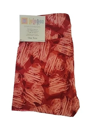 Leggings femininas LuLaRoe tamanho único tamanho único vermelha dos namorados com design de coração rosa nova com etiquetas - Imagem 1 de 4