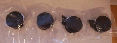 4 große Schwerlast-Lenkrollen (Ø 75 mm) für USM Haller Rollcontainer, NEU - Bild 1 von 4