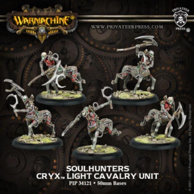 Prensa privada Warmachine Cryx Soulhunters unidade de cinco PIP34121  - Imagem 1 de 3