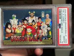 2000 ARTBOX DRAGON BALL Z THE "Z" FAMILY HOLOCHROME POP 1!!