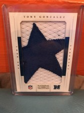 2012 Panini National Treasures Tony Gonzalez Colossal Patch #’d 4