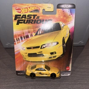 Hot Wheels 1:64 Fast & Furious Retro Nissan Skyline GT-R BNR33 Diecast HCP26 - Picture 1 of 6