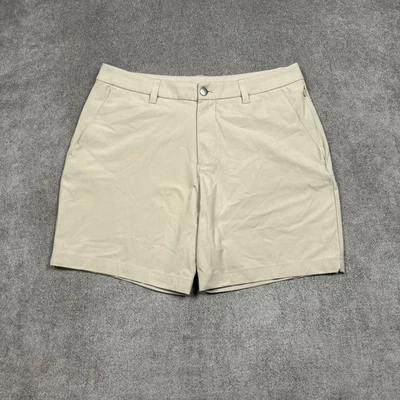 Pantalón Corto Lululemon ABC Ajuste Clásico 7" Warpstreme Caqui Chino Para Hombres Talla 34 Informal Foto 1 de 4