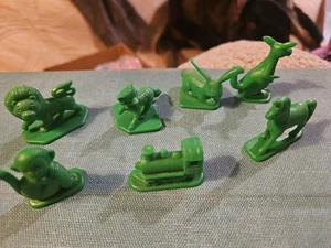 Vintage 1970's Tupperware Tupper Toys Busy Blocks 7  Figures  - Picture 1 of 8