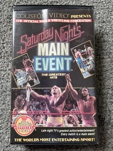 WWF SATURDAY NIGHT'S MAIN EVENT WRESTLING COLISEUM VIDEO VHS - Picture 1 of 6