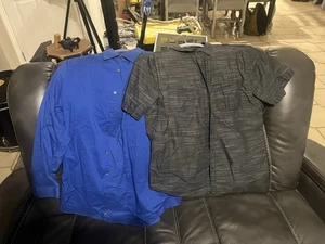 Zwei schöne Hemden mit großen Knöpfen. - Bild 1 von 9